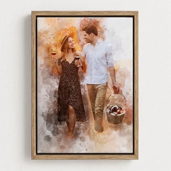 Personalized Watercolor Painting