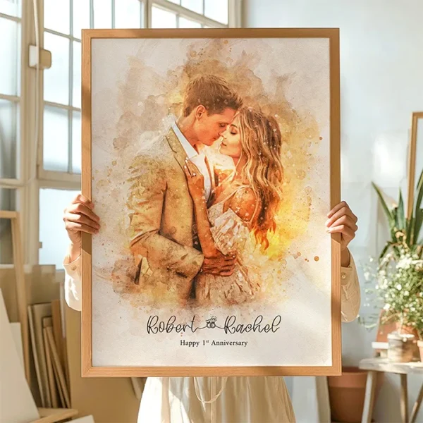 Personalized Watercolor Painting
