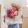 Personalized Watercolor Painting