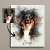 dog portrait from photo