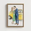 Hand-Drawn Watercolor Painting from Photo