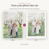 Hand-Drawn Watercolor Painting from Photo