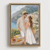 Hand-Drawn Watercolor Painting from Photo